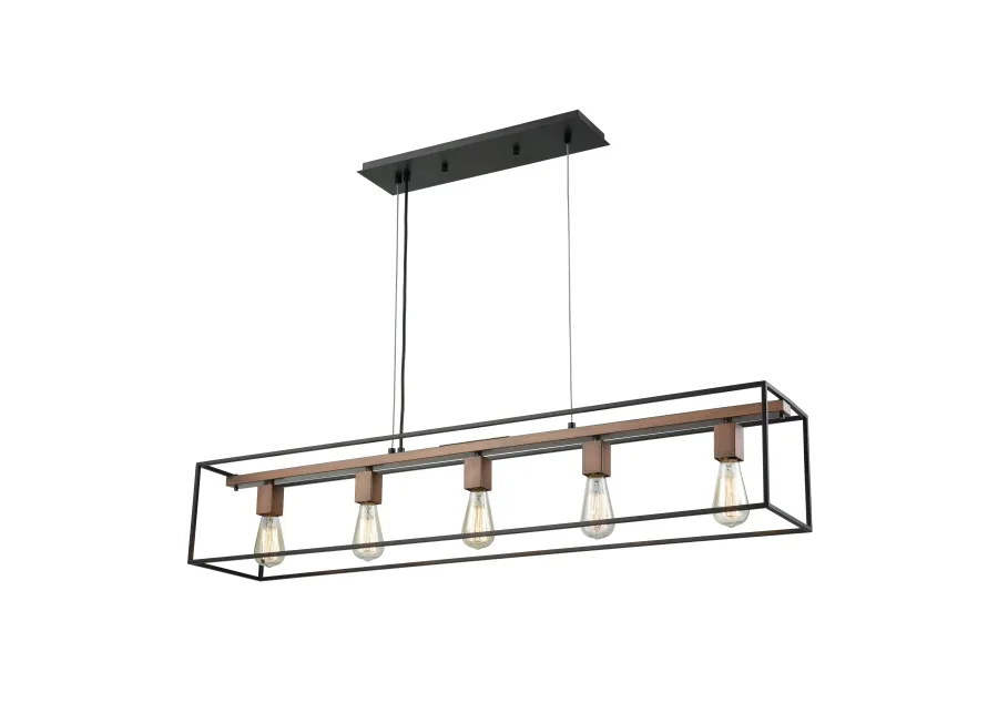 Rigby 48'' Wide 5-Light Linear Chandelier