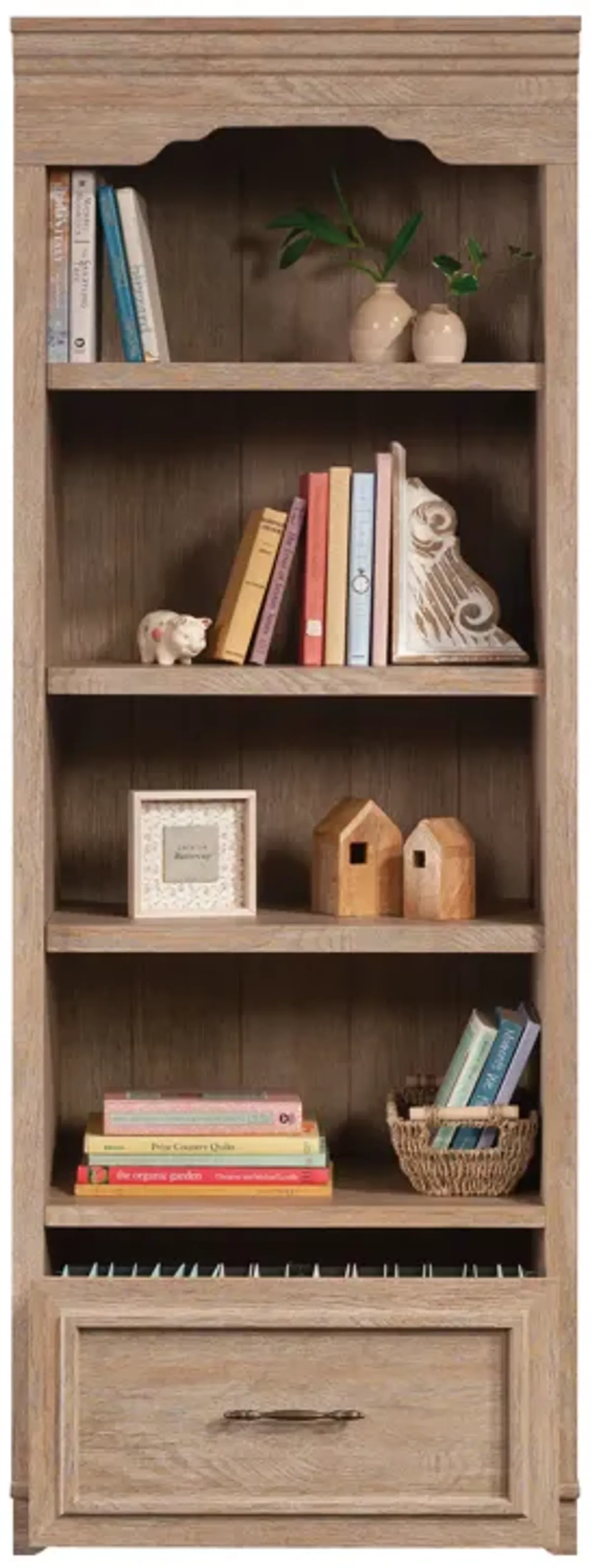 Rollingwood Country 4 Shelf Bookcase