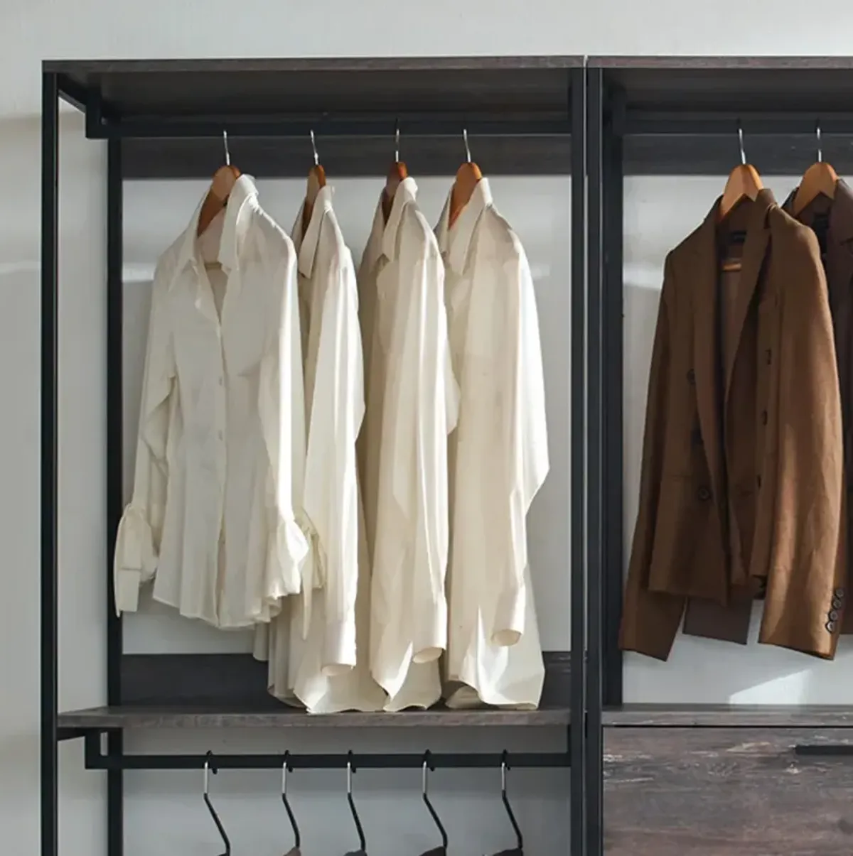 FC Design Klair Living Wood Walk-in Closet System