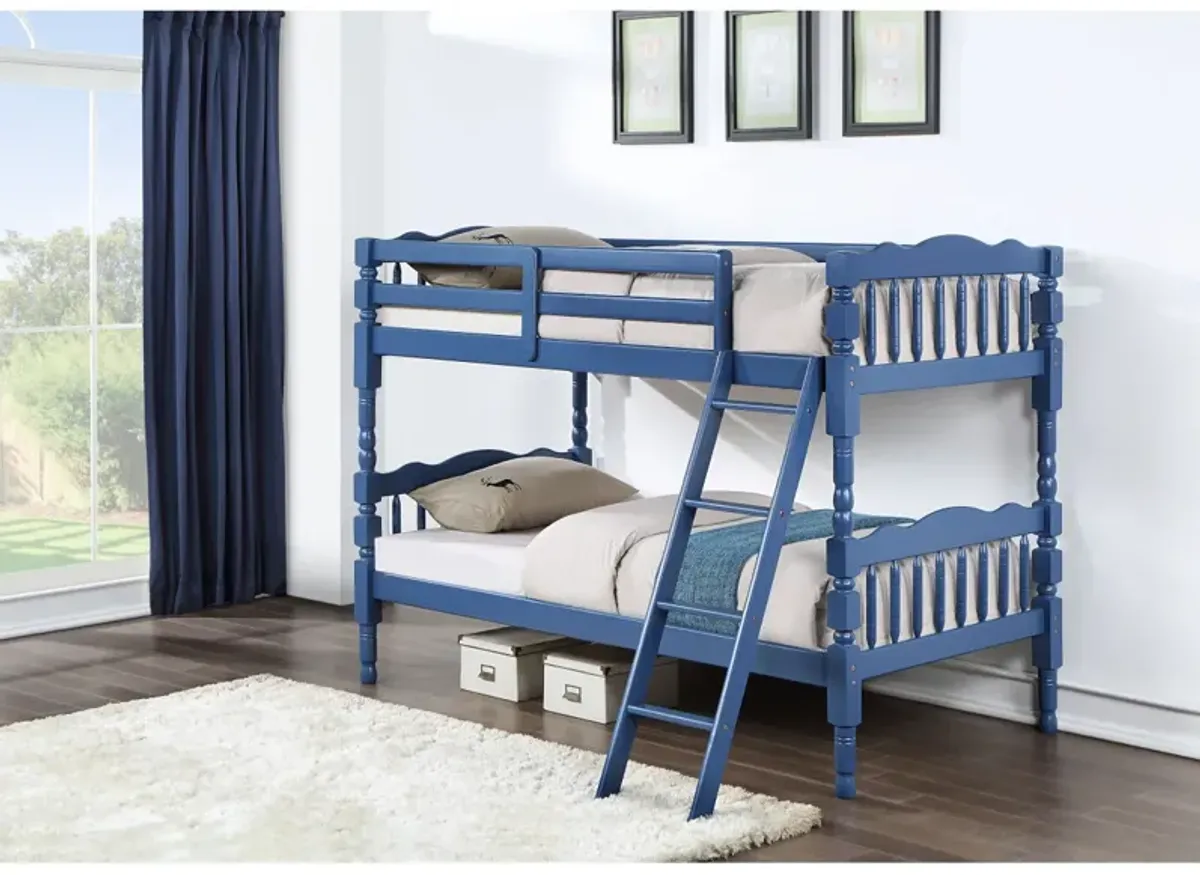 Homestead Twin/Twin Bunk Bed In Dark Finish