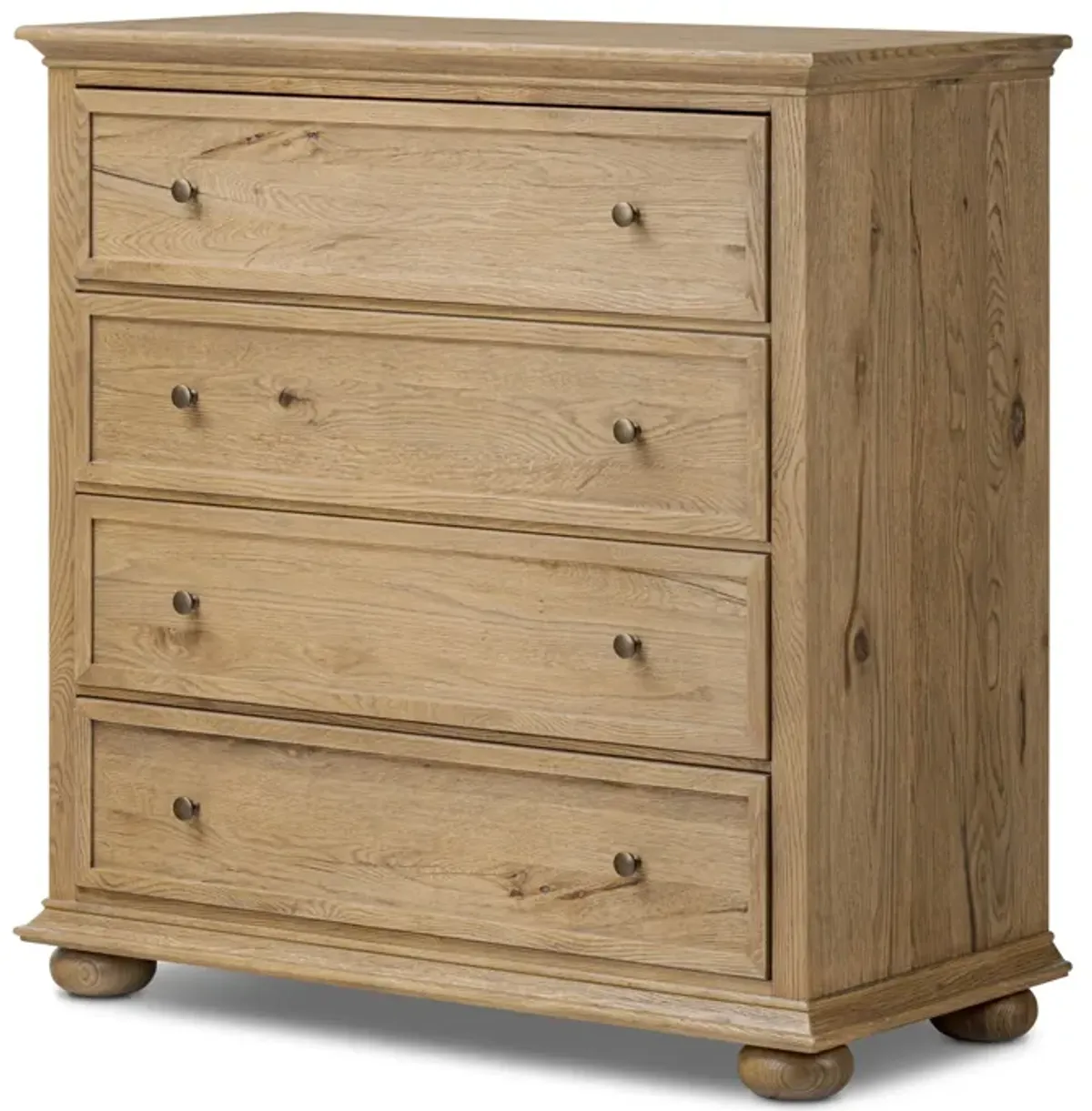 Geoffrey Worn Oak Tall Dresser