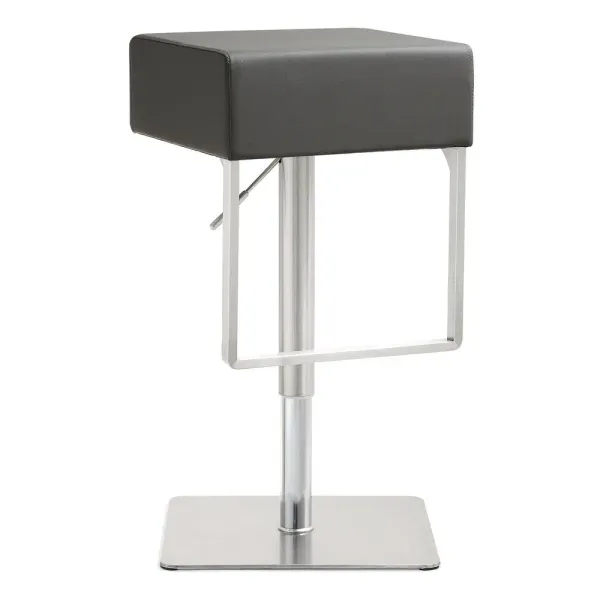 TOV Furniture Seville Grey Steel Barstool