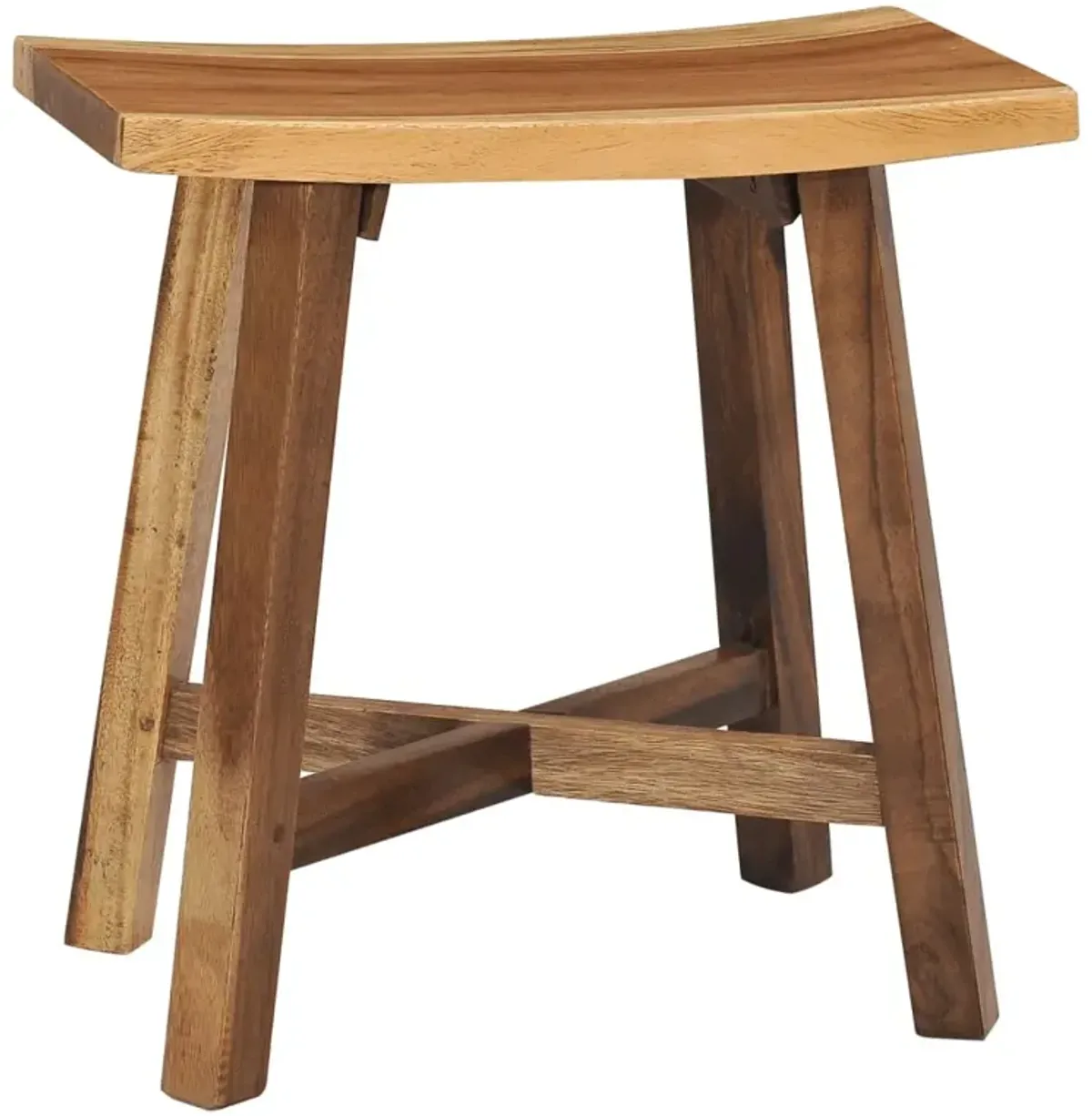 vidaXL Bathroom Stool Solid Suar Wood