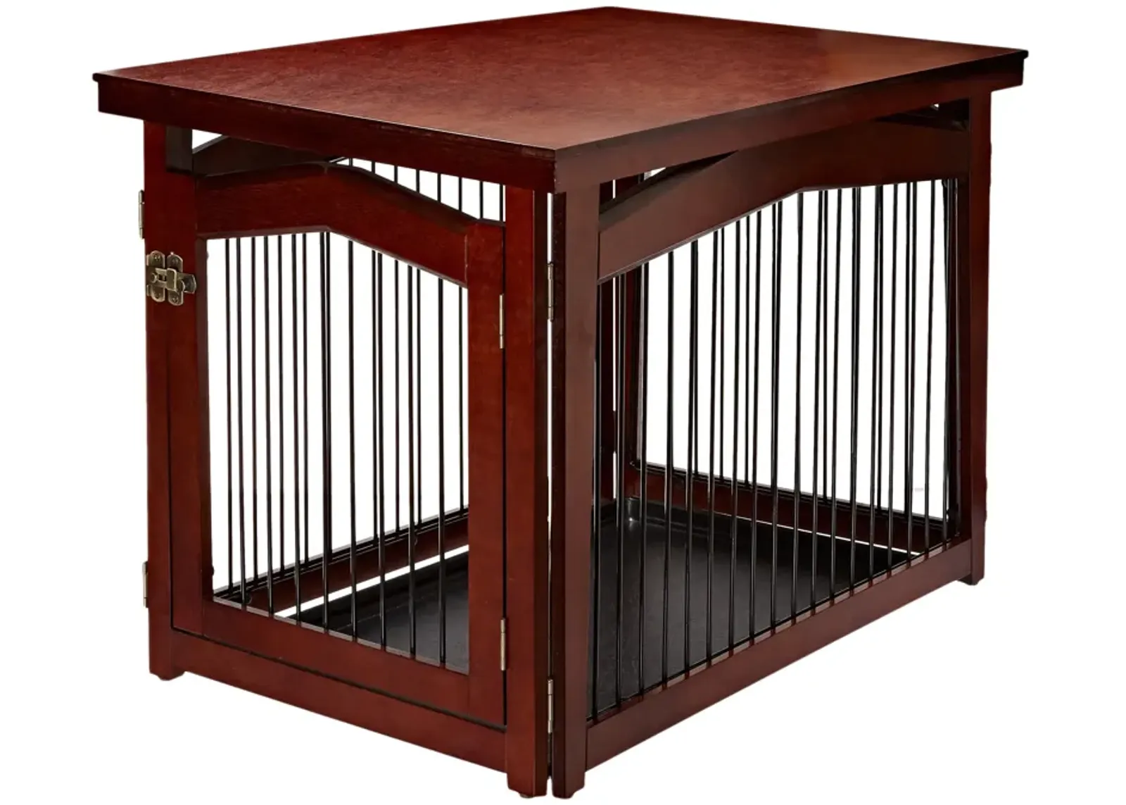 ZoovillaMerry Pet 2-in-1 Configurable Pet Crate and Gate, Medium