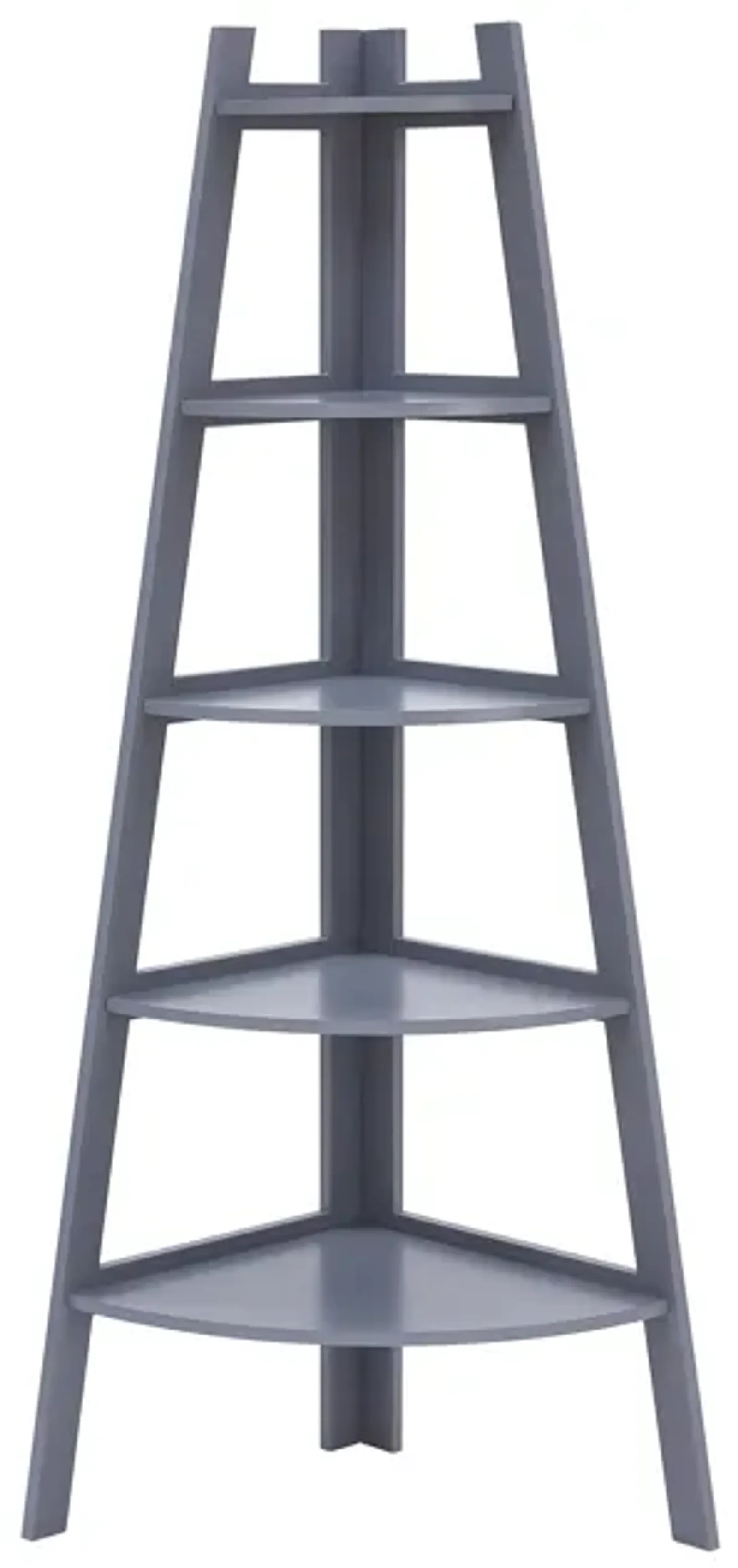 Five Tier Corner Ladder Display Bookshelf