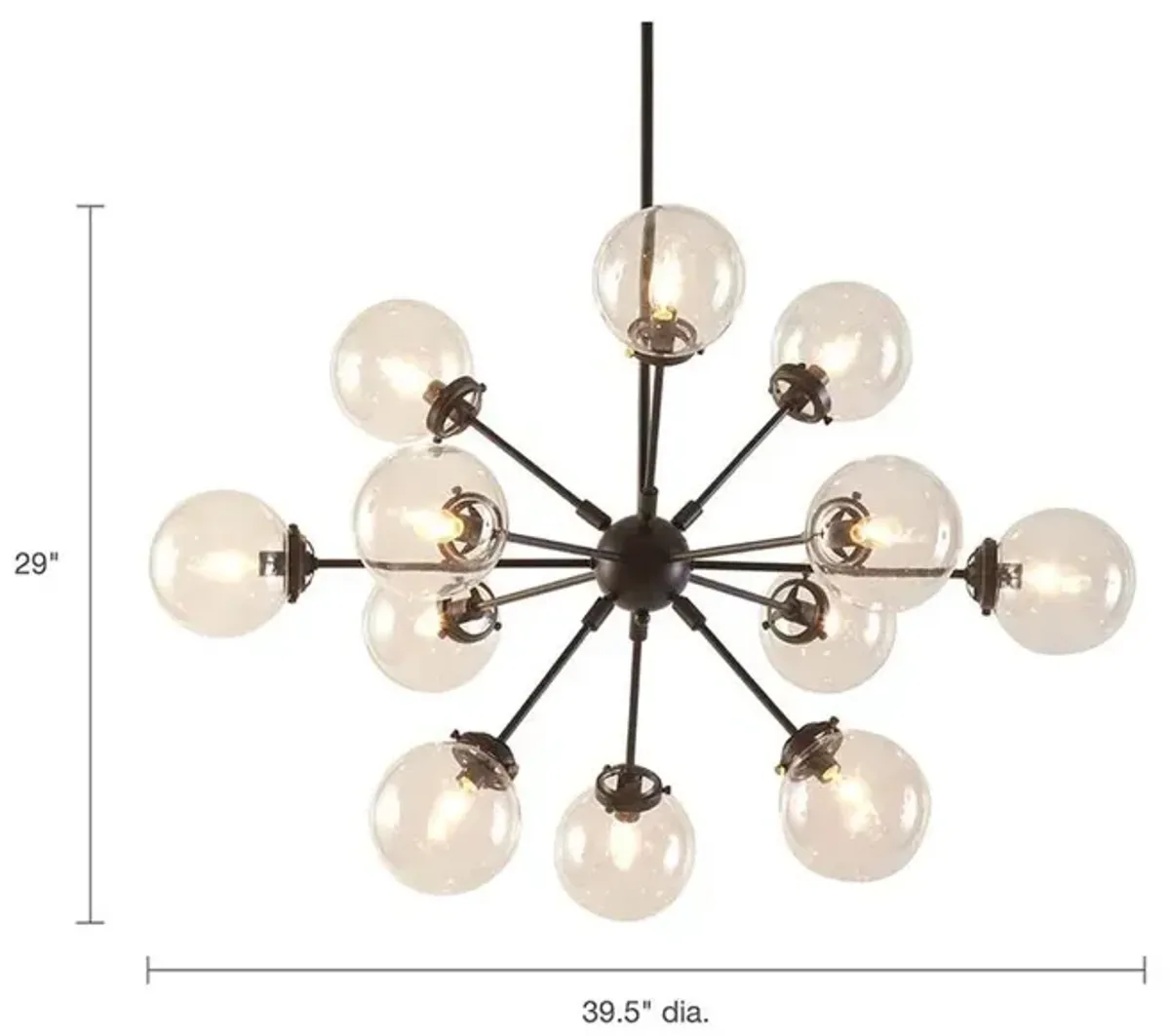 Belen Kox Mid-Century Chandelier, Belen Kox