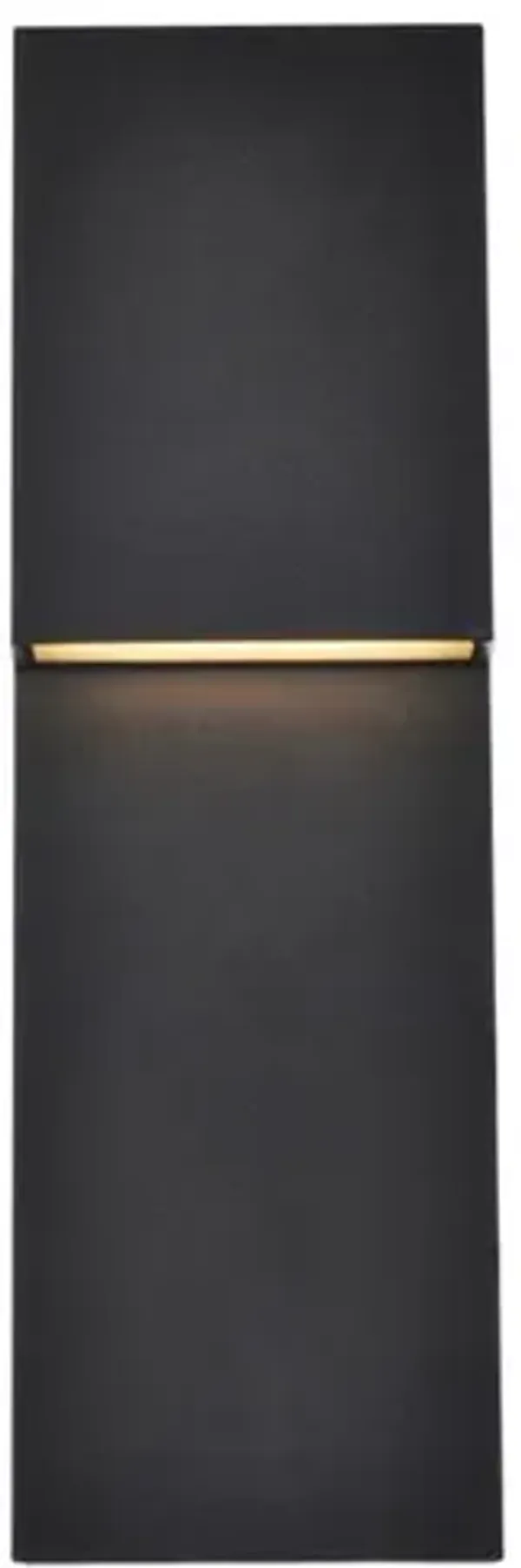Living District Raine Integrated LED wall sconce in black