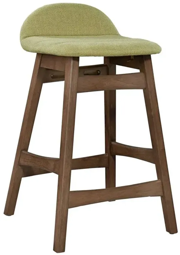 Starlight Canyon Home 24 Inch Wooden Counter Chair with Back, Solid Wood Counter Stools