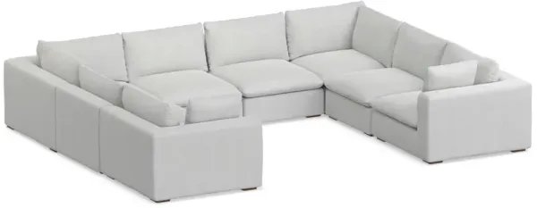 Jasmine U-Shaped Sectional Modular Sofa in Performance Fabric