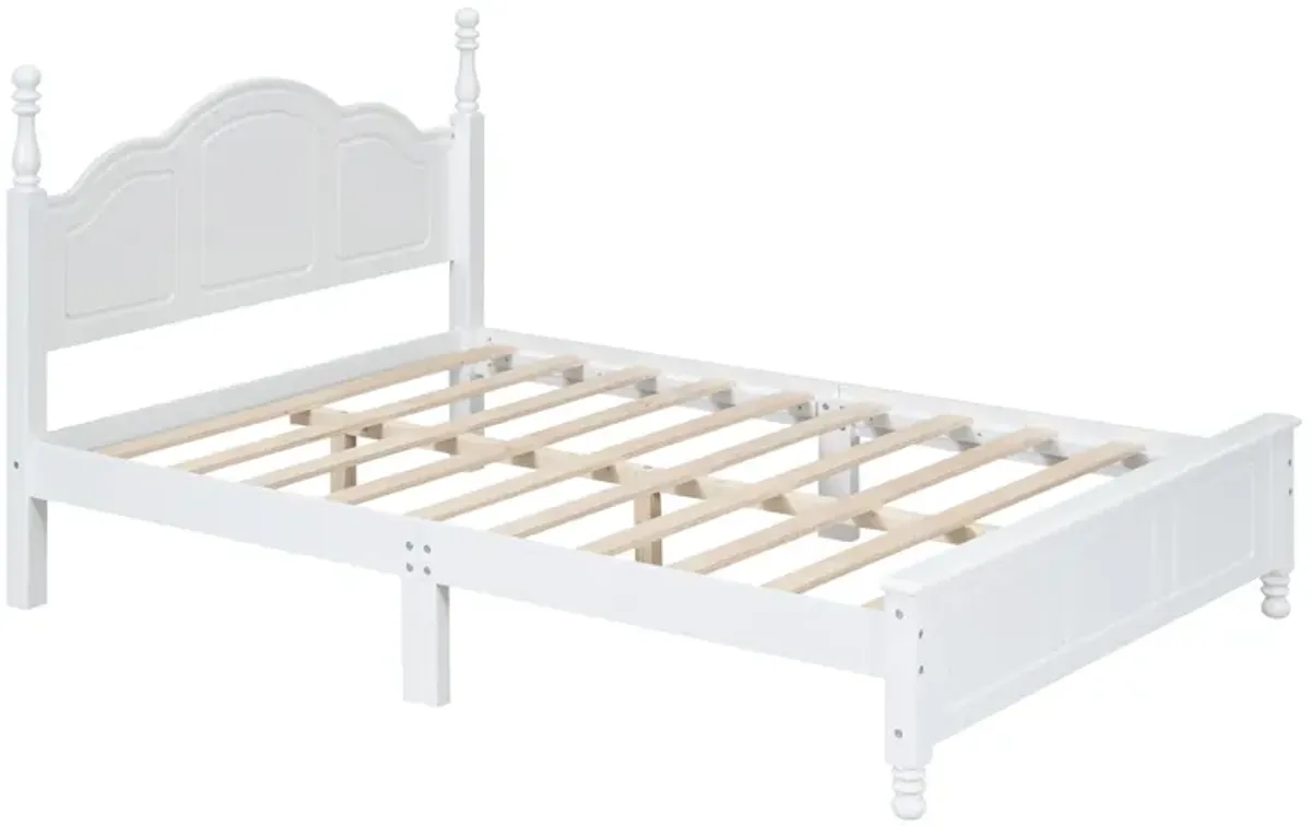 Merax Retro Style Platform Bed