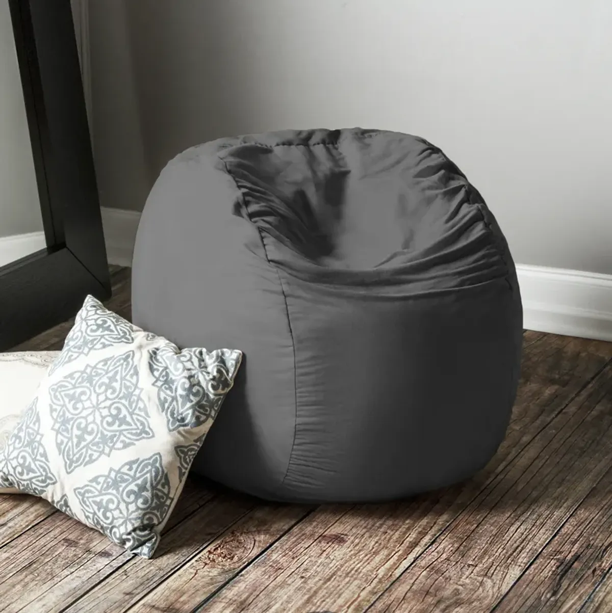 Jaxx Saxx 3 Foot Round Bean Bag w/ Removable Cover