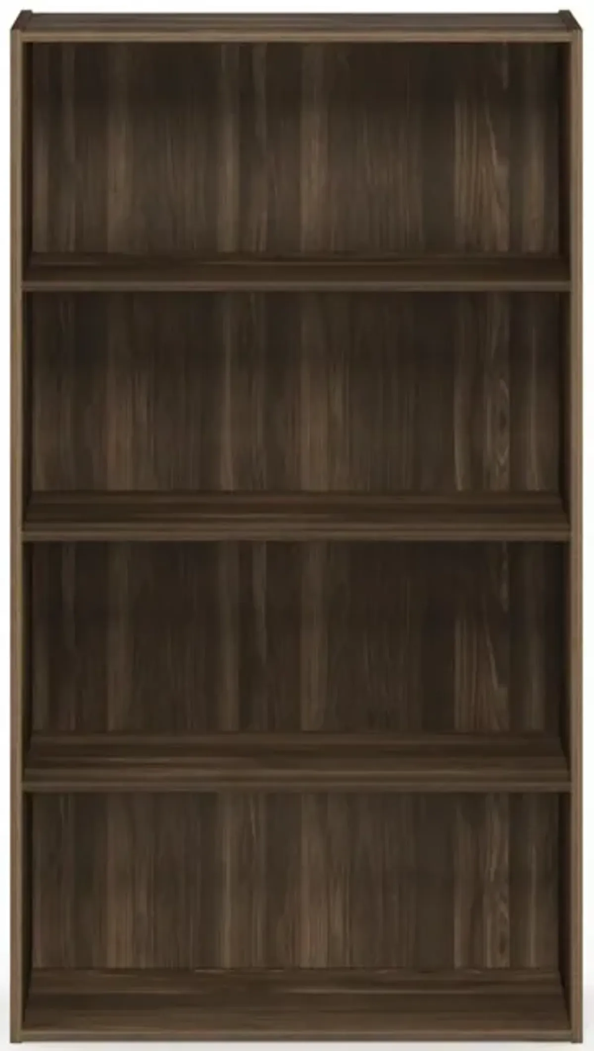 Furinno Pasir 4-Tier Open Shelf, Columbia Walnut