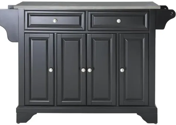 Lafayette Stainless Steel Top Full Size Kitchen Island/Cart