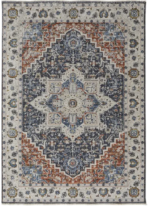 Kaia 39HTF Ivory/Blue/Red 12' x 15' Rug