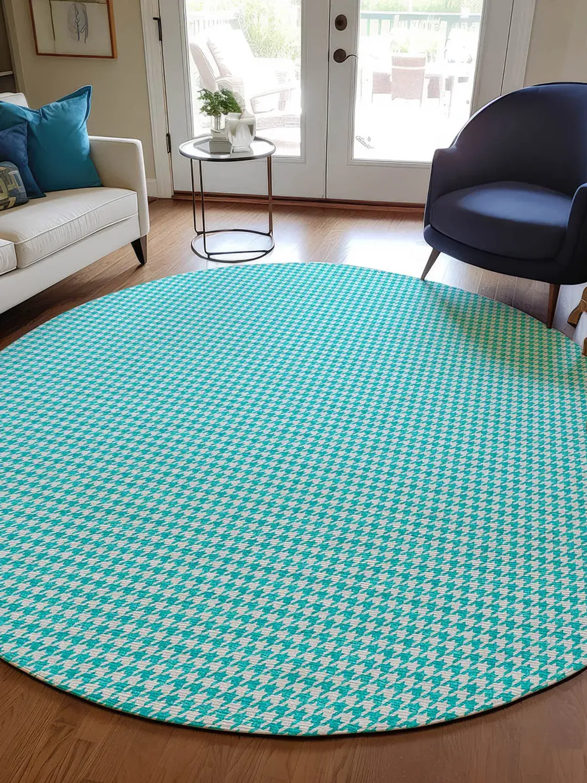 Hinton HN1 Aqua 4' Rug