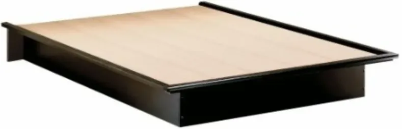 Hivvago Full size Contemporary Platform Bed in Black Finish