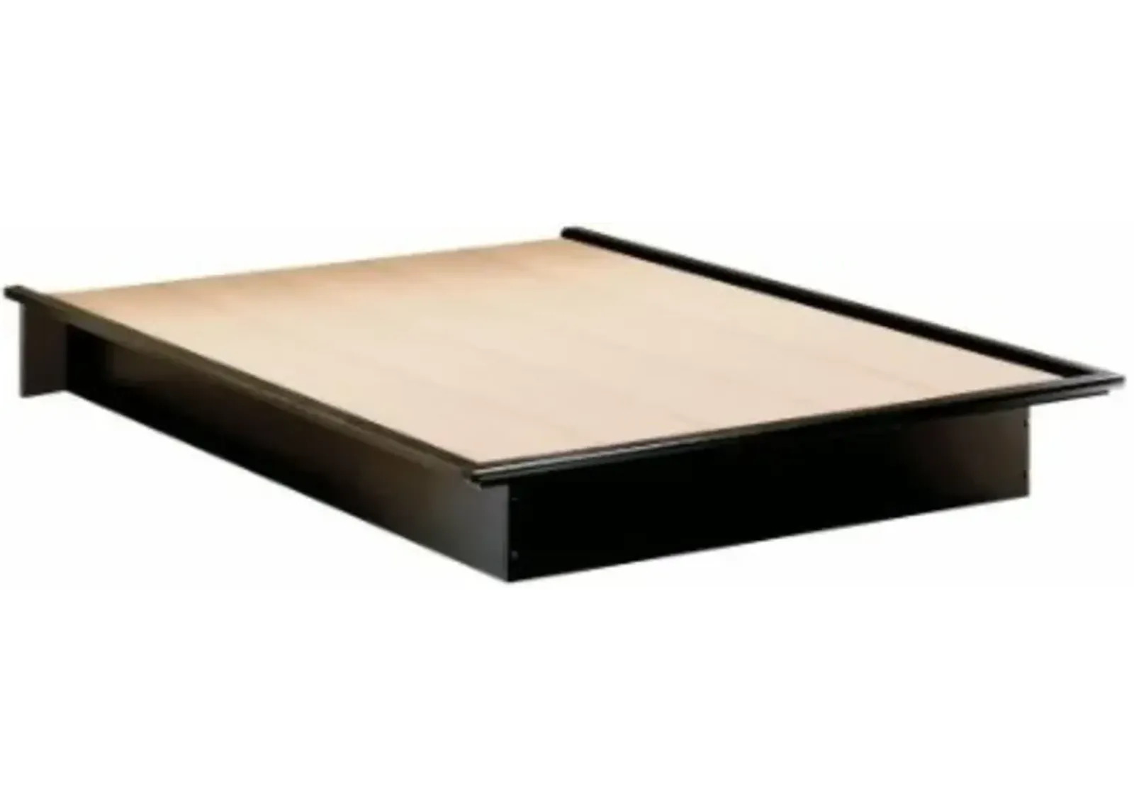 Hivvago Full size Contemporary Platform Bed in Black Finish