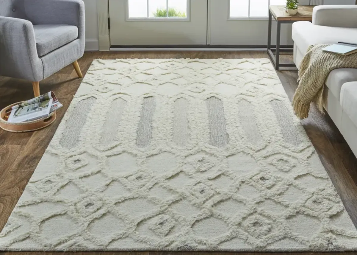 Anica 8013F Ivory/Taupe/Tan 8' x 10' Rug