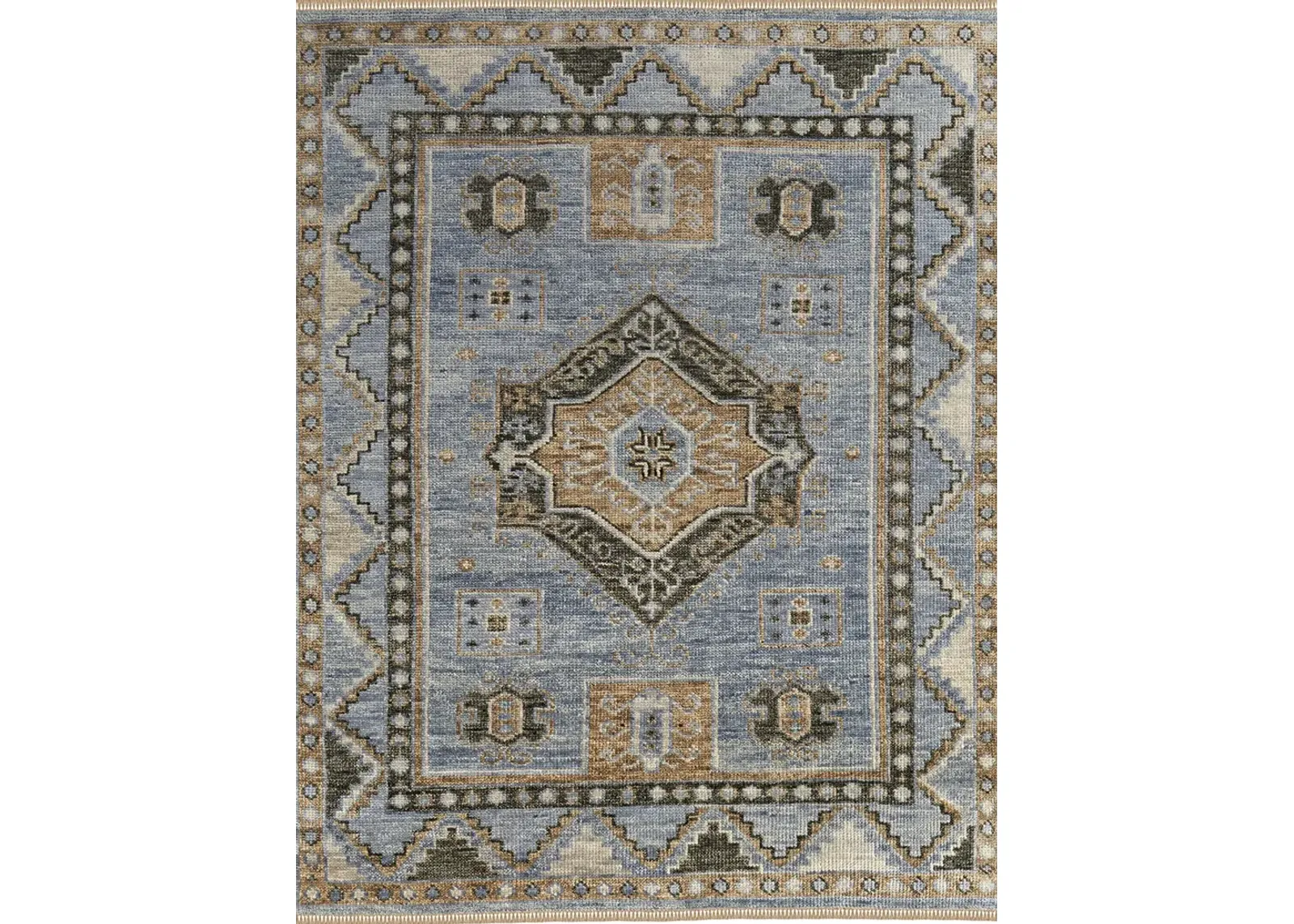 Fillmore 6935F 9' x 12' Blue/Green Rug