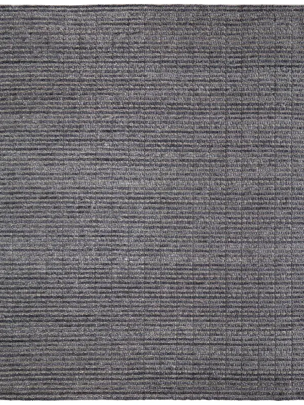 Herrick T8021 Charcoal 2'6" x 8' Runner Rug By Thom Filcia
