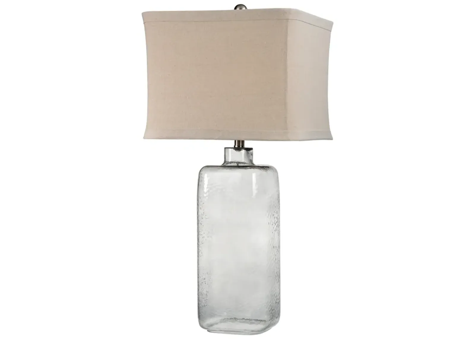 Hammered Glass 31'' High 1-Light Table Lamp