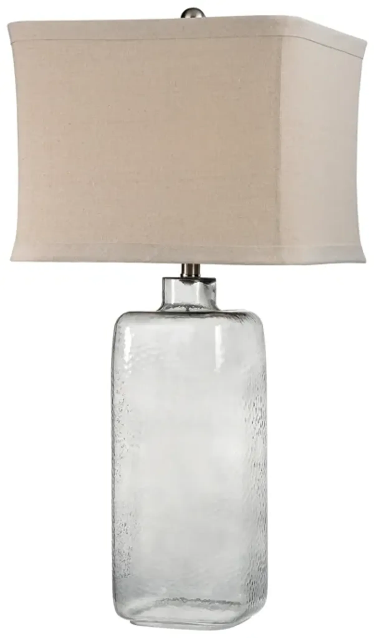 Hammered Glass 31'' High 1-Light Table Lamp