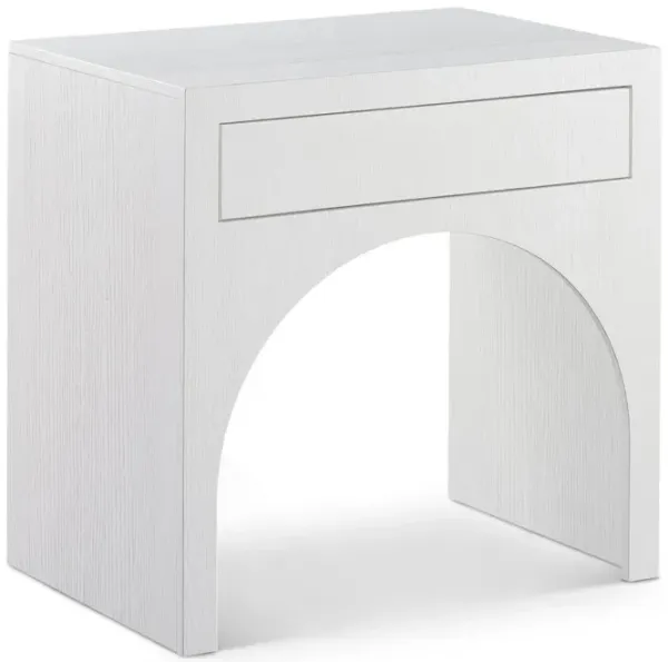 Meridian Furniture August White Night Stand