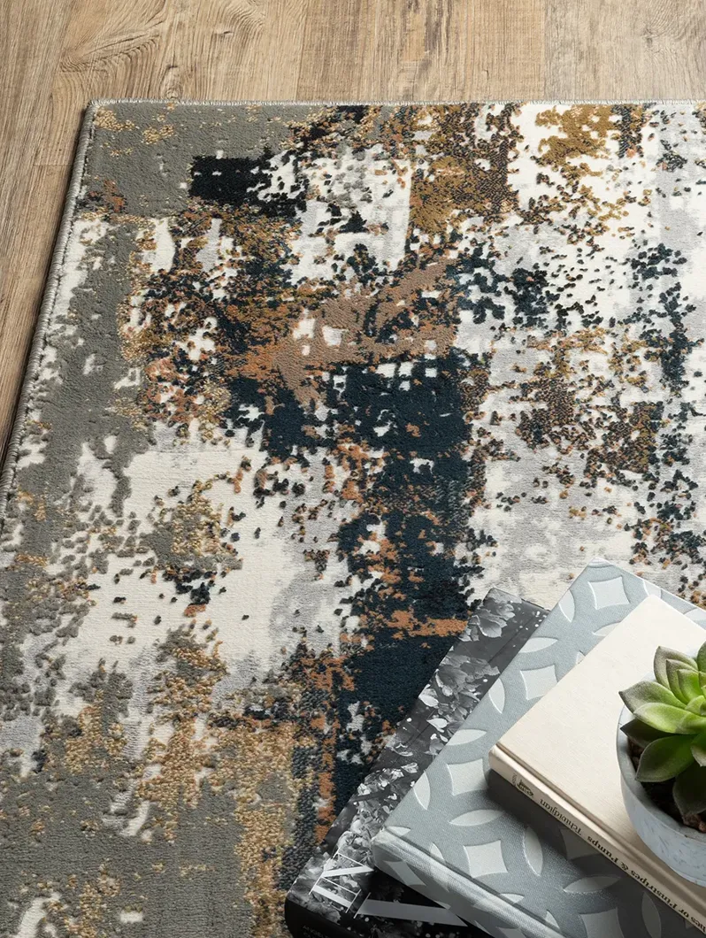 Bowen 9'10" x 12'10" Grey Rug