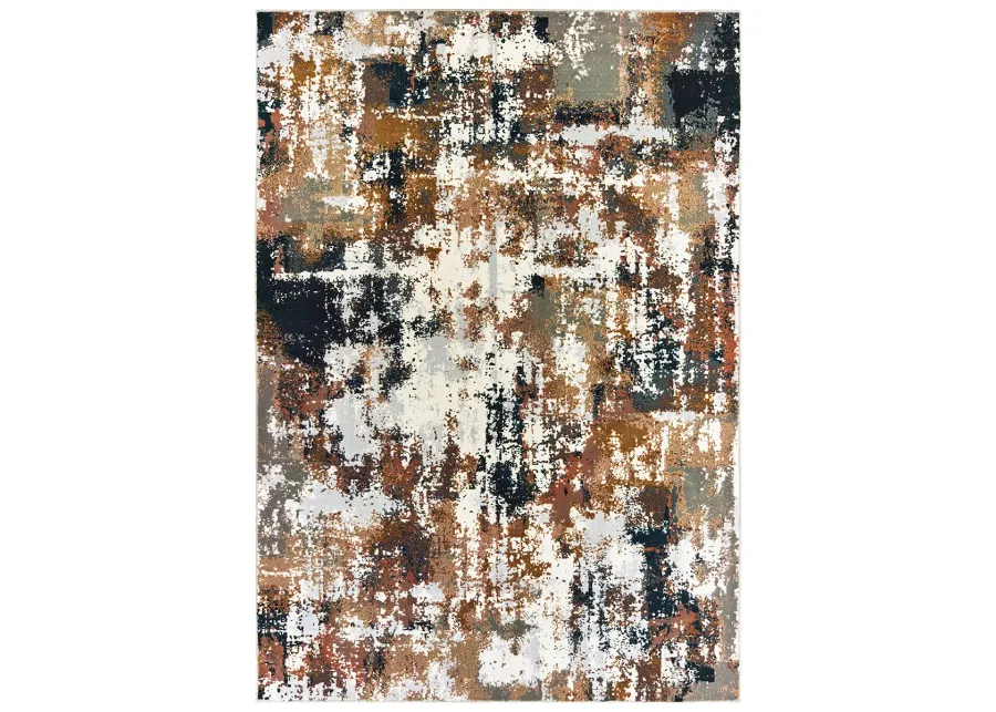 Bowen 9'10" x 12'10" Grey Rug