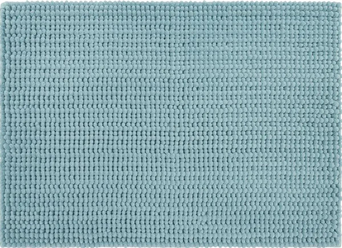 Homespun Noodle Glacier 2' 3" x 3' 9" Bath Mat