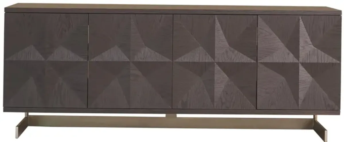 Cantilevered Star Media Cabinet