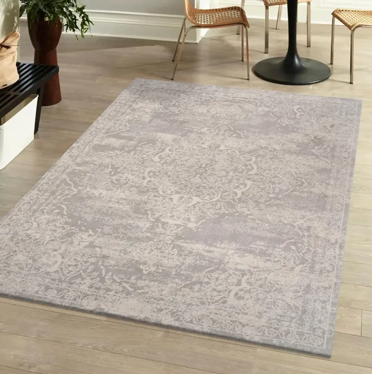 Alhambra Ornate Medallion Modern Area Rug