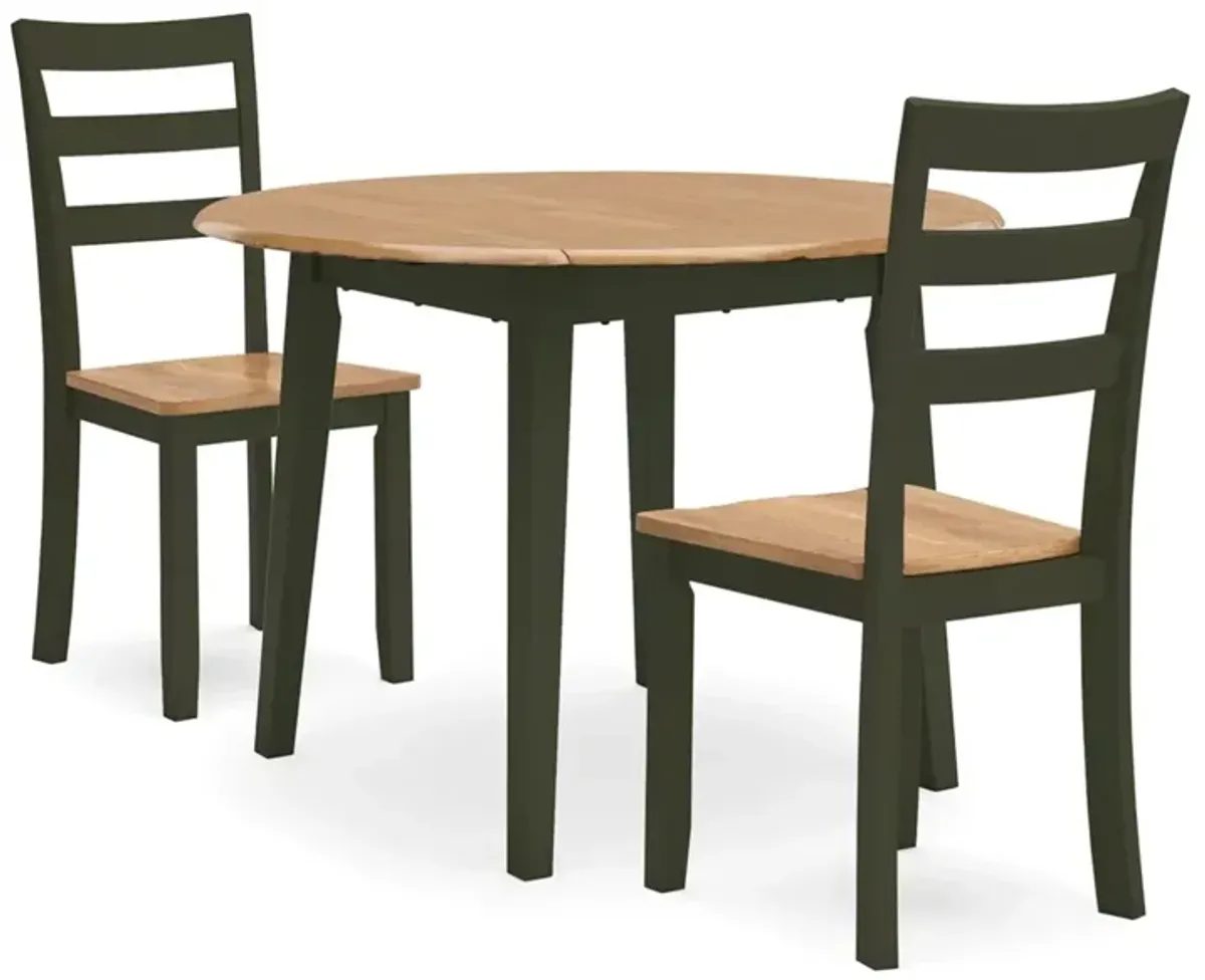 Gesthaven Green 3-Piece Dining Set