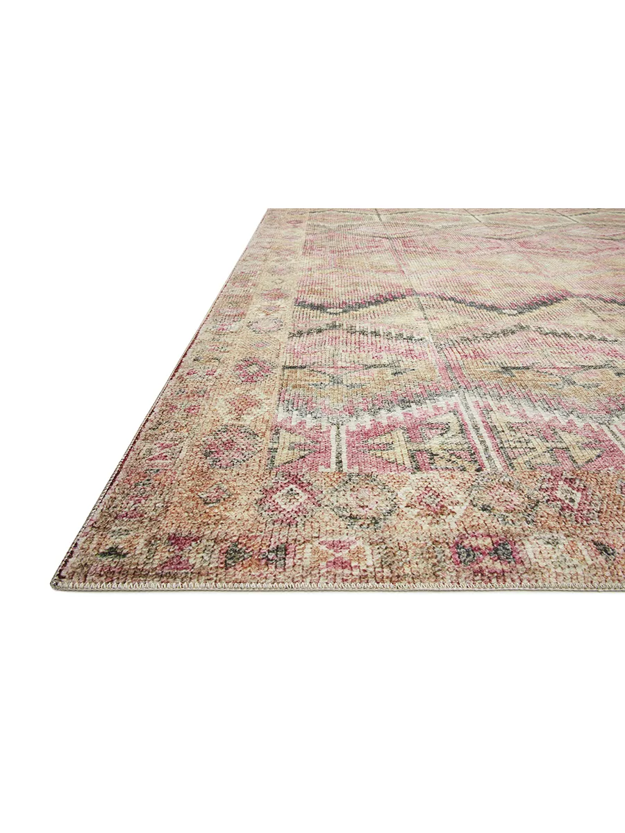 Layla LAY17 Pink/Lagoon 9' x 12' Rug by Loloi II