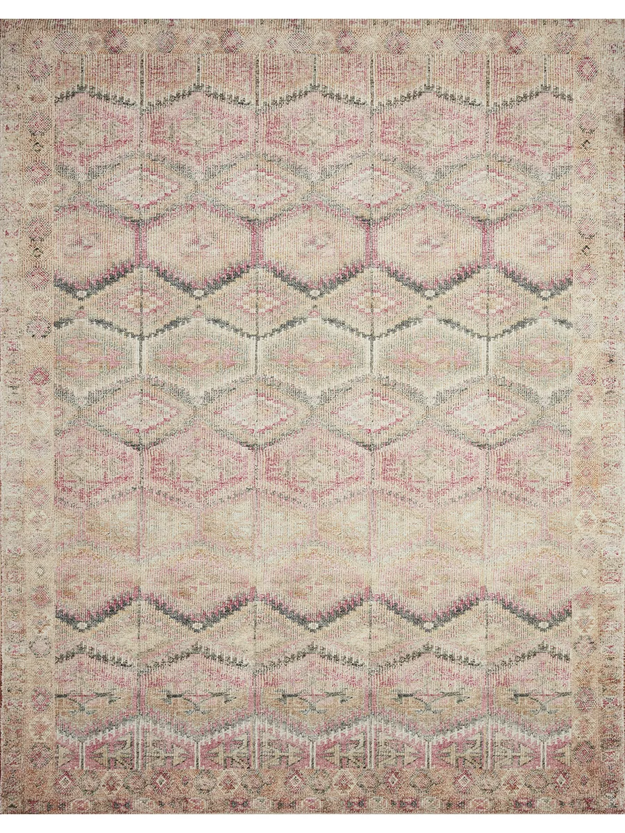 Layla LAY17 Pink/Lagoon 9' x 12' Rug by Loloi II