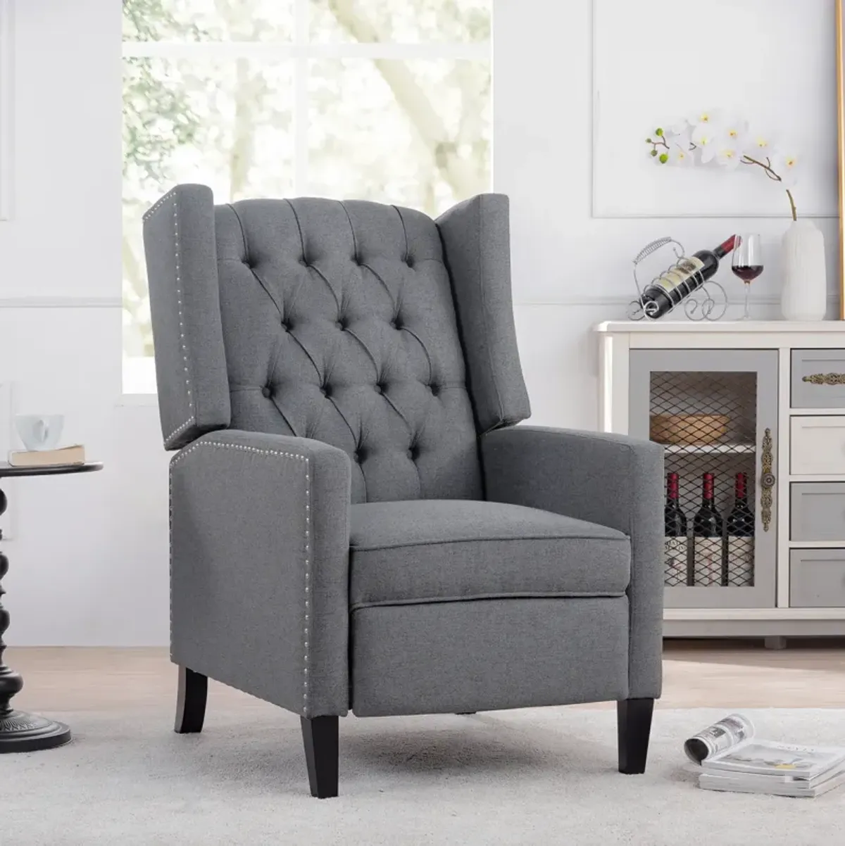 27" Wide Manual Wing Chair Recliner