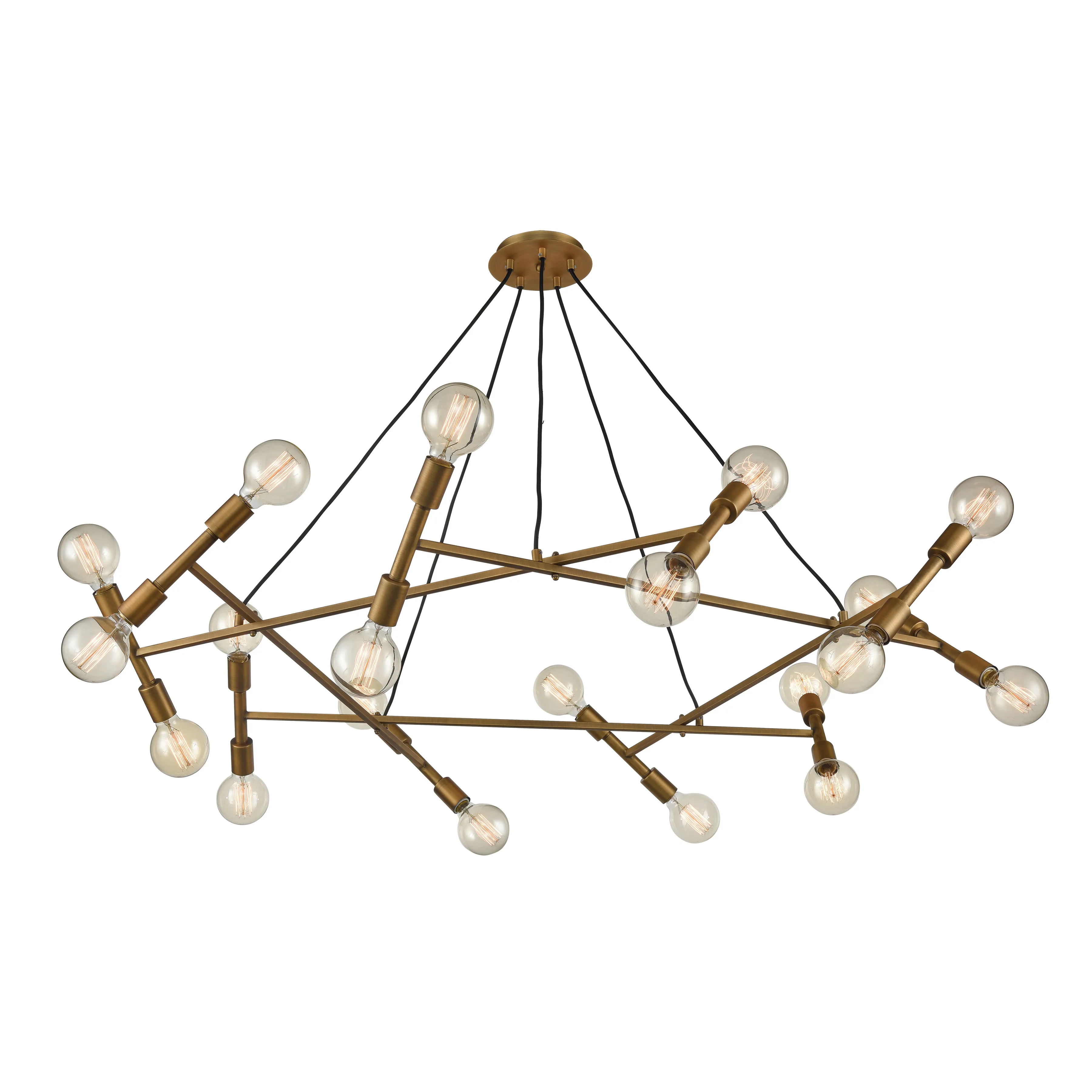 Guesting 54'' Wide 20-Light Chandelier