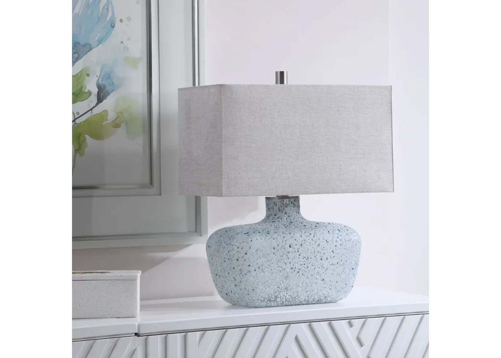 Uttermost Matisse Textured Glass Table Lamp