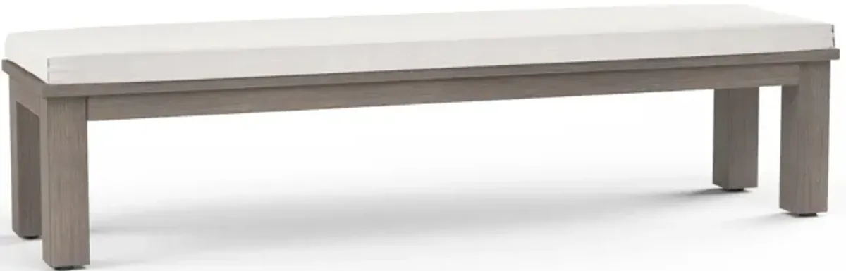 Laguna Dining Bench in Canvas Flax, No Welt