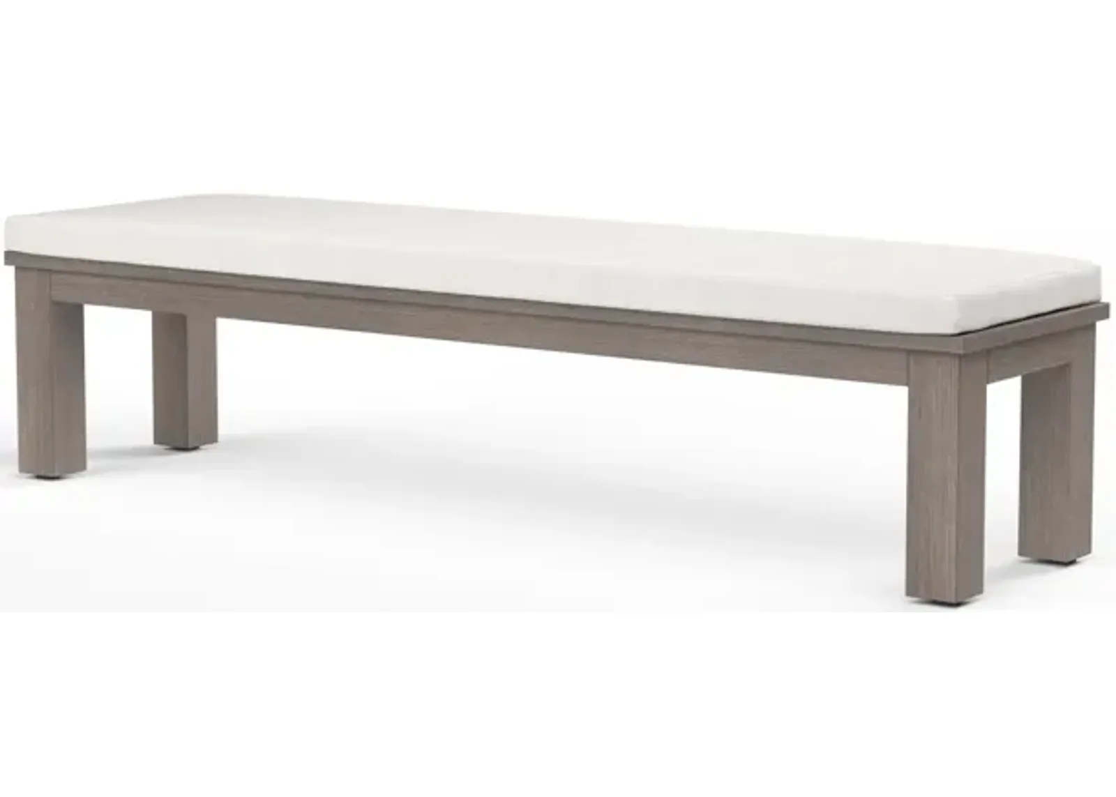 Laguna Dining Bench in Canvas Flax, No Welt