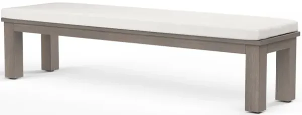 Laguna Dining Bench in Canvas Flax, No Welt