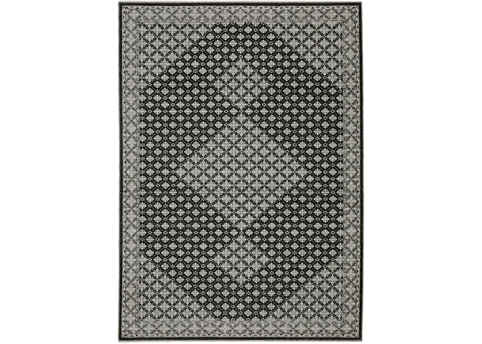 Chamberlain 3'3" x 5' Black Rug