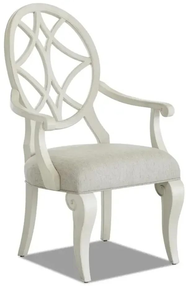 Legacy Classic Jasper County Arm Chair (wood back, Uph seat)