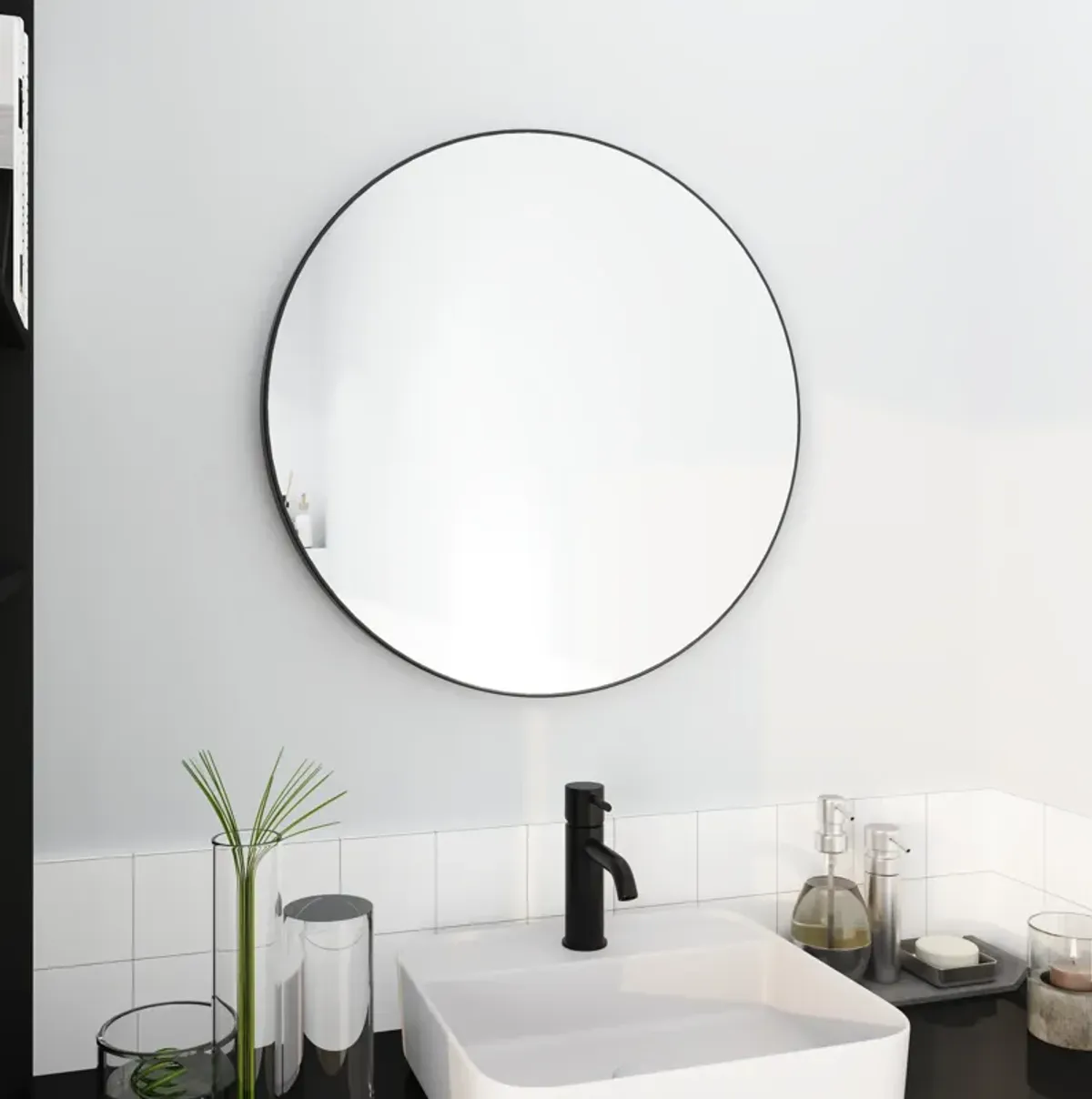 24 Large Round Circular Mirror