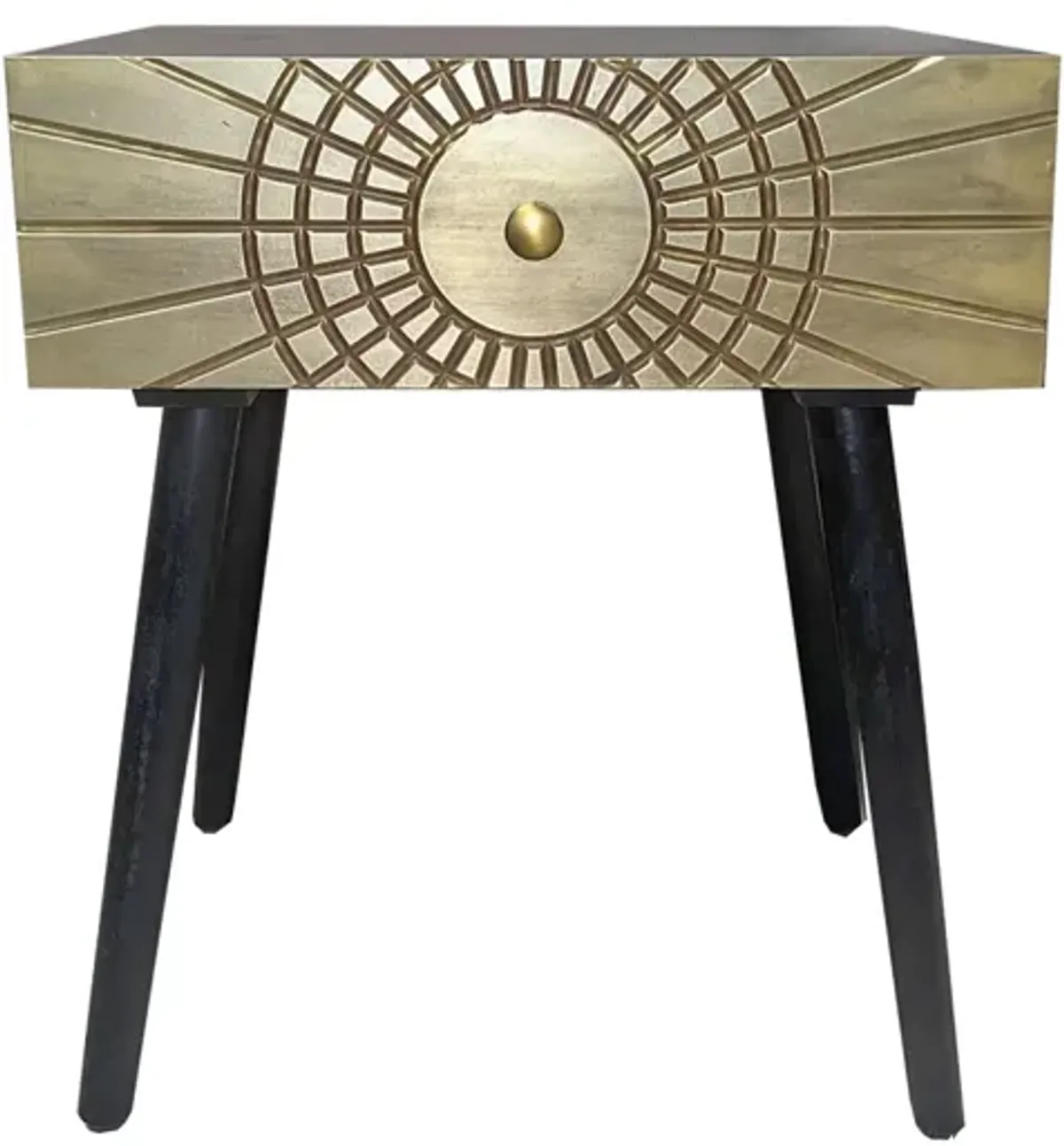 Ashluxe Brass Bed Side