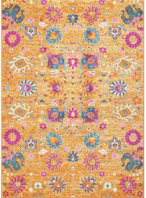 Passion PSN01 Sunburst 5' x Round Rug