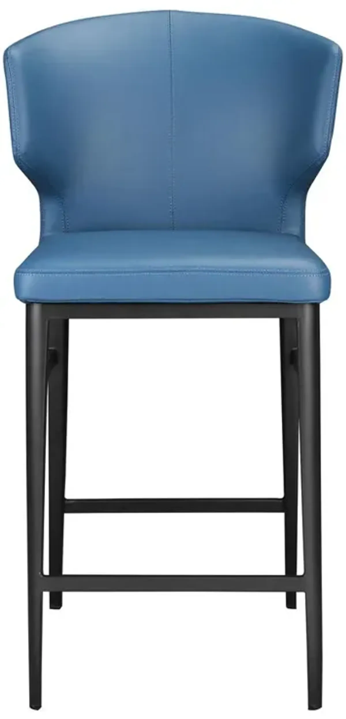 Moe's Home Collection DELANEY COUNTER STOOL STEEL BLUE