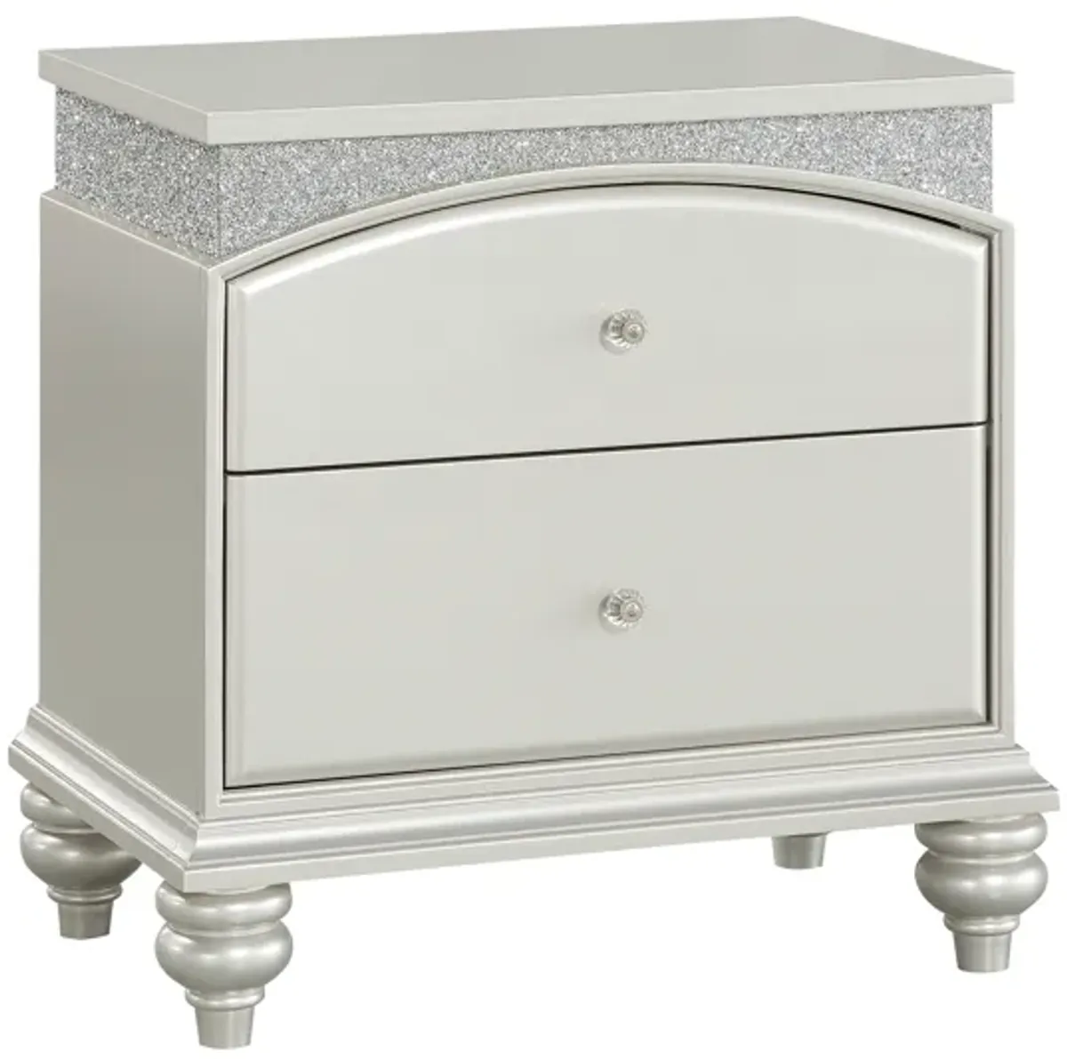 ACME Maverick Nightstand, Platinum