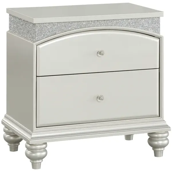 ACME Maverick Nightstand, Platinum