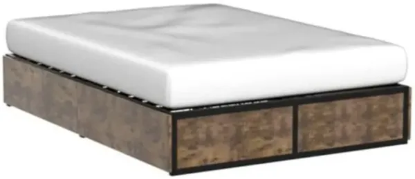 Metal Wood Platform Bed Frame with 4 Storage Drawers